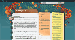 Desktop Screenshot of algebra2.wonecks.net