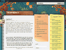 Tablet Screenshot of algebra2.wonecks.net