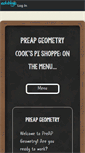 Mobile Screenshot of preapgeometry.wonecks.net