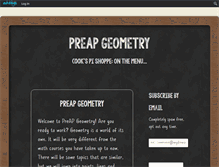 Tablet Screenshot of preapgeometry.wonecks.net