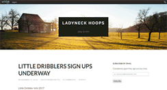 Desktop Screenshot of ladyneckhoops.wonecks.net