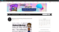 Desktop Screenshot of deardiary.wonecks.net